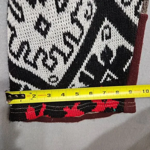 RCYCLD Pants Women S Patchwork Sweater Boho Hippie Loungewear - Picture 4 of 8